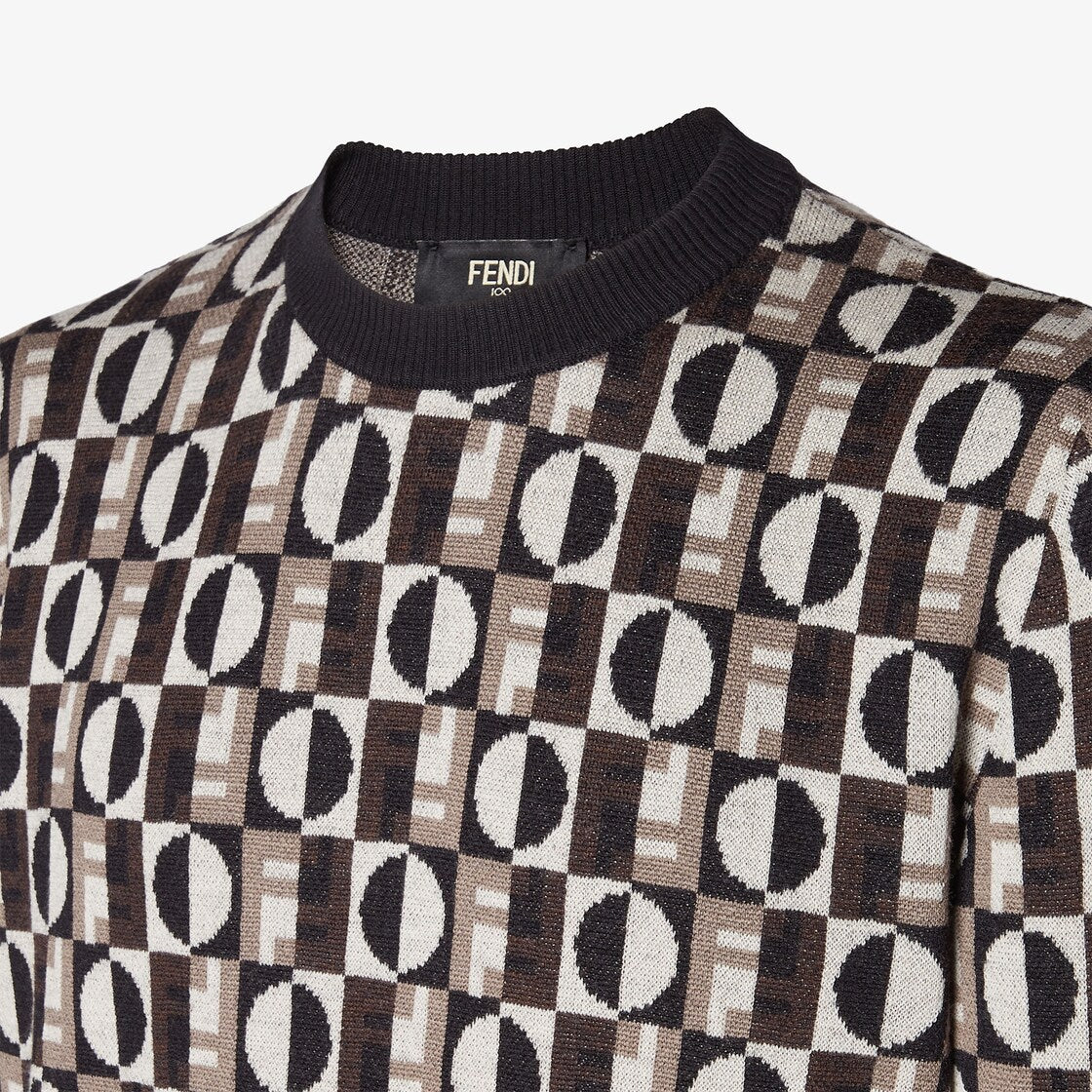 Multicolour wool jumper