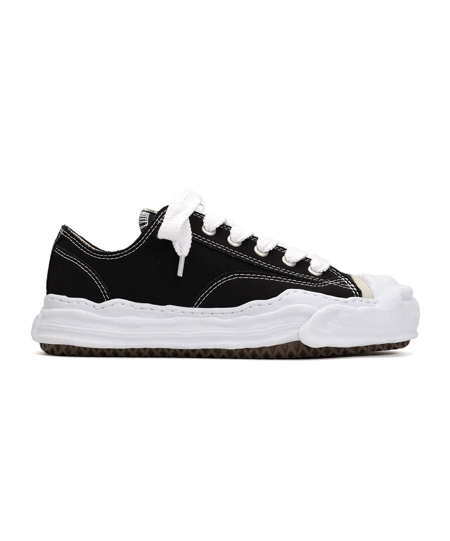 "HANK" OG Sole Canvas Low-top Sneaker-MAISON MIHARA YASUHIRO-Verso
