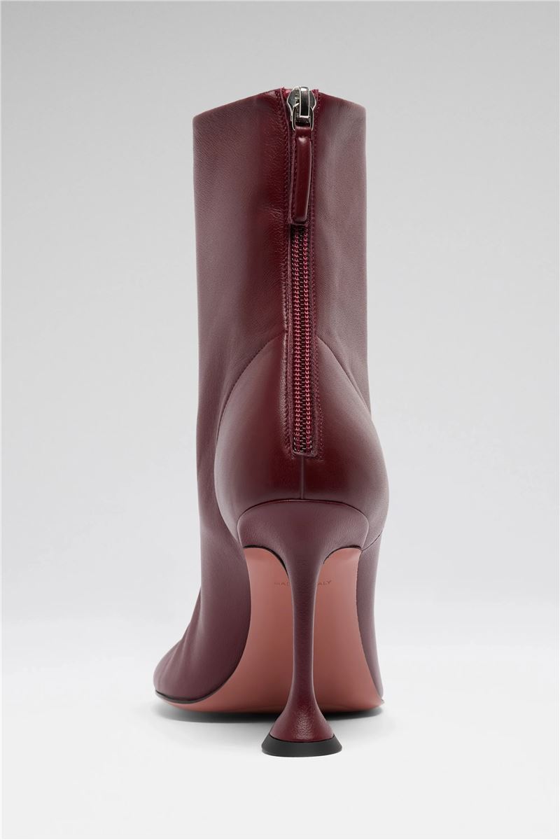 Iris Bootie 95 Wine Nappa-AMINA MUADDI-Verso