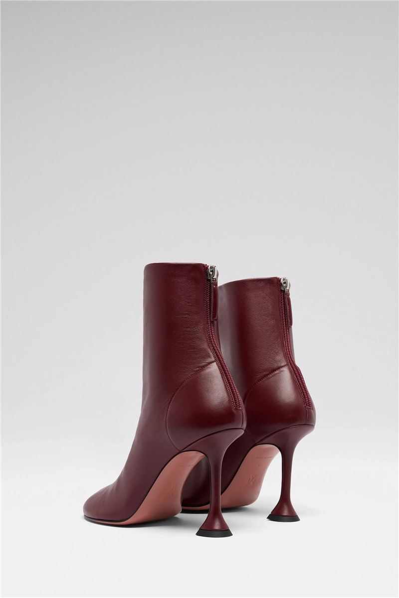 Iris Bootie 95 Wine Nappa-AMINA MUADDI-Verso