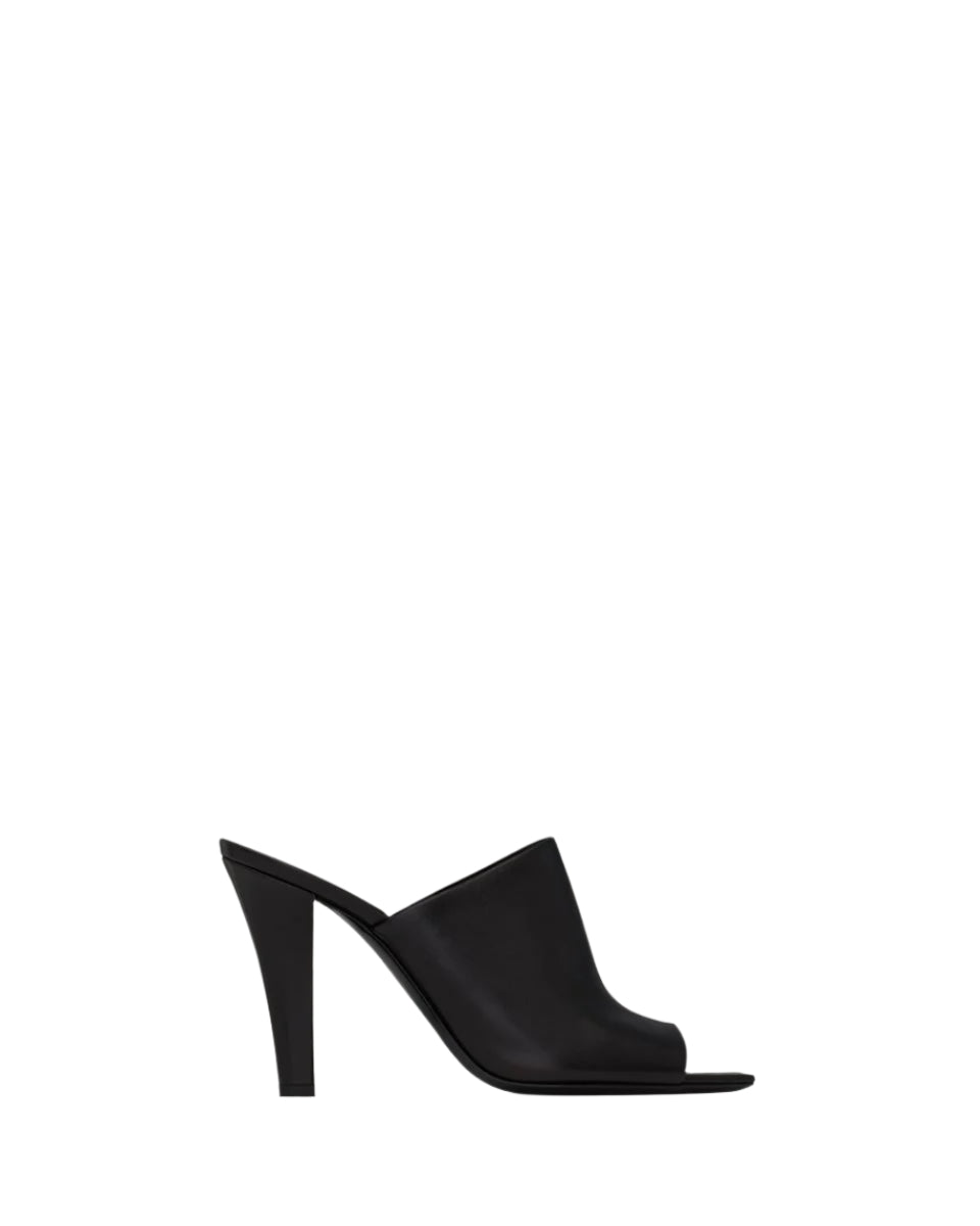 JILL MULES IN SMOOTH LEATHER-SAINT LAURENT-Verso