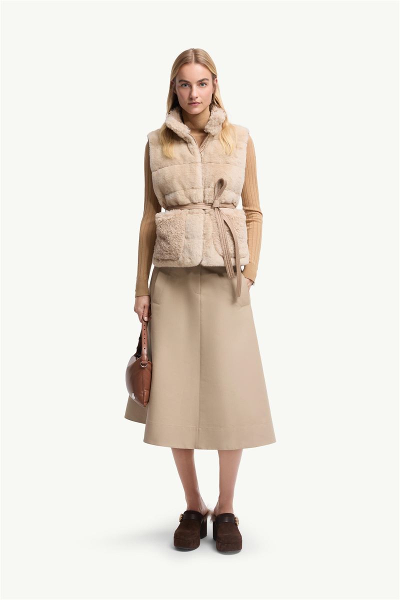 JOUI TEDDY DOWN GILET-MONCLER-Verso