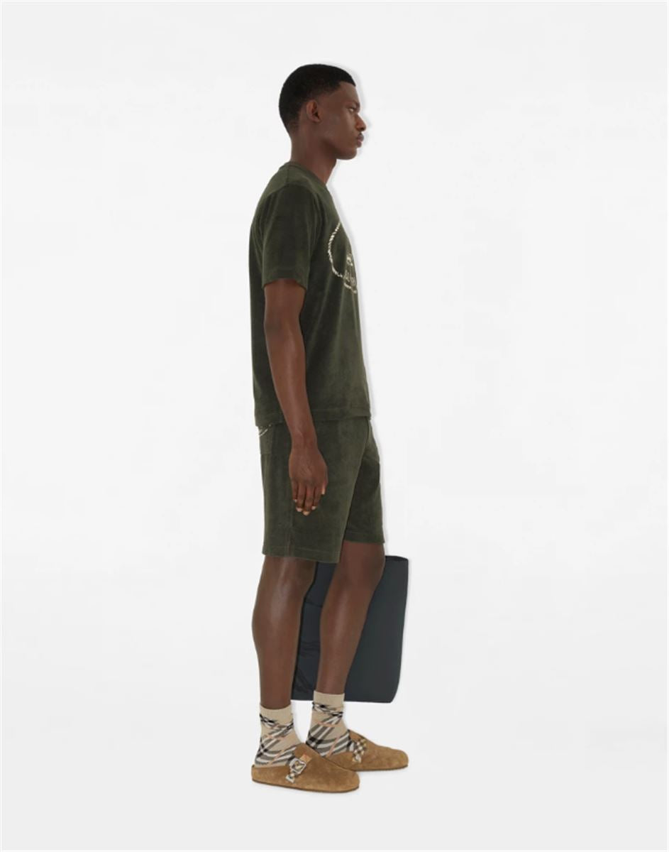 knight stamp towelling t-shirt-BURBERRY-Verso