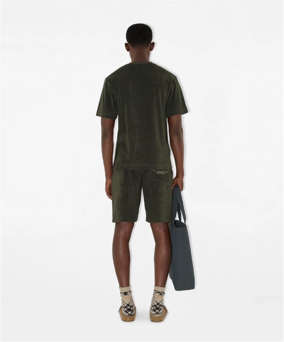 knight stamp towelling t-shirt-BURBERRY-Verso