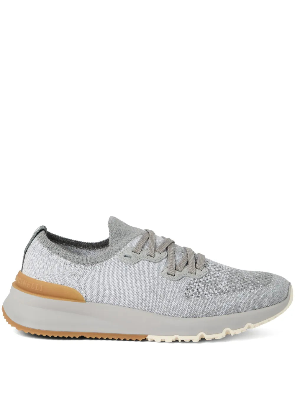 Knitted sneakers-BRUNELLO CUCINELLI-Verso