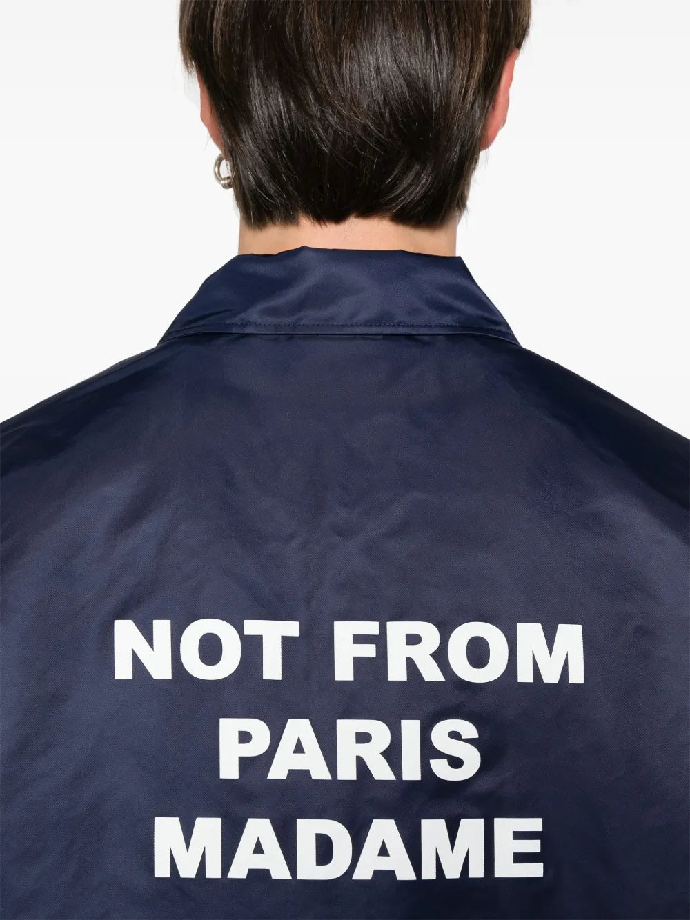 La veste slogan jacket-DRÔLE DE MONSIEUR-Verso