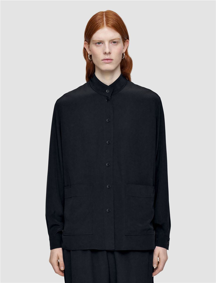 LAMY CREPE DE SOIE SILK JACKET-JOSEPH-Verso