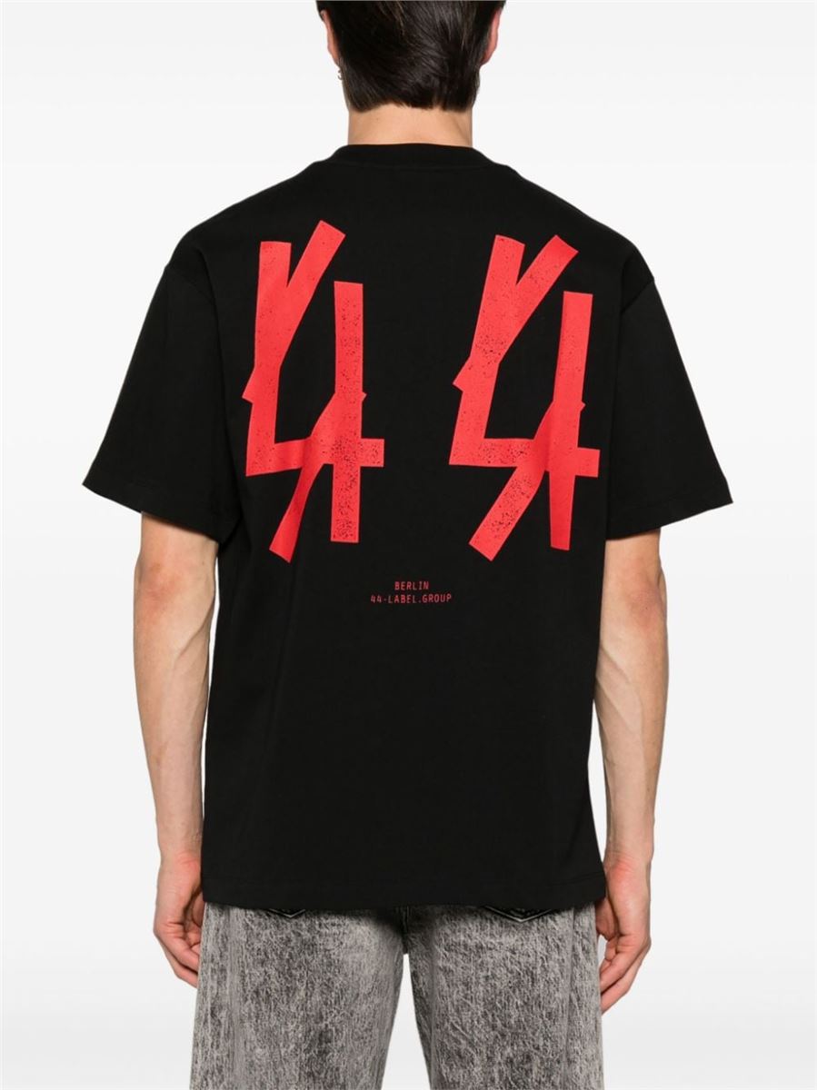 LASERED COTTON T-SHIRT 44 LABEL GROUP