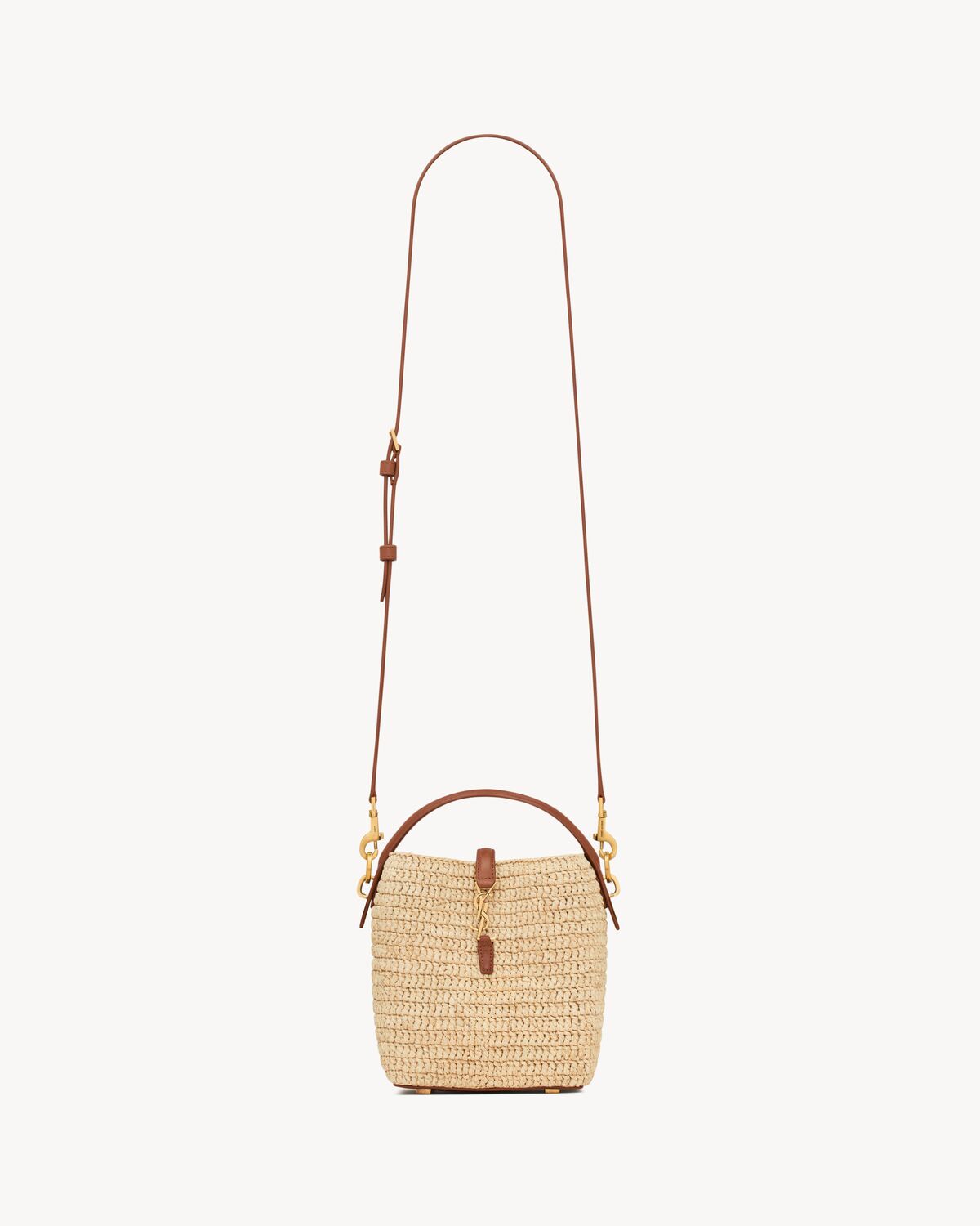 LE 37 MINI HANDTAS VAN RAFFIA-SAINT LAURENT-Verso