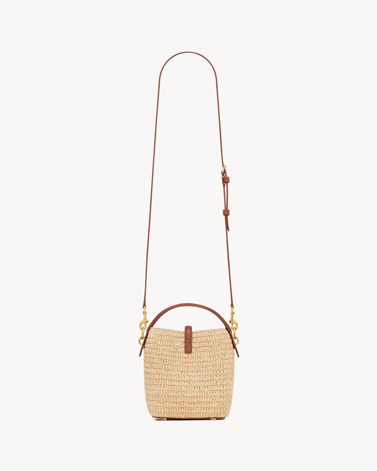LE 37 MINI HANDTAS VAN RAFFIA-SAINT LAURENT-Verso