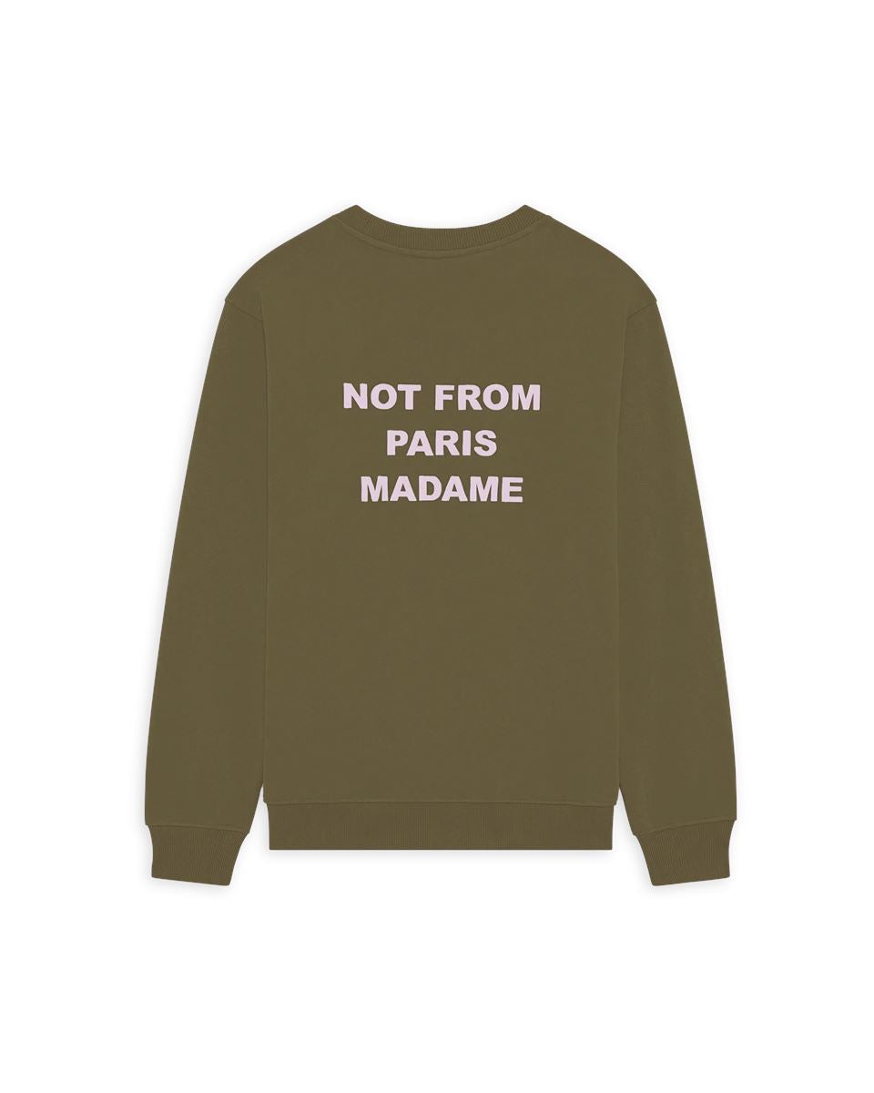 le sweatshirt slogan-DROLE DE MONSIEUR-Verso