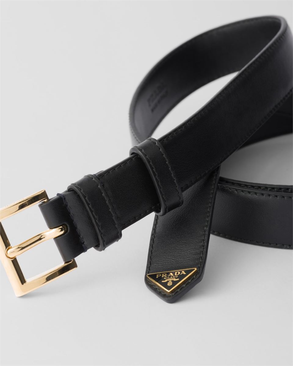 LEATHER BELT-PRADA-Verso