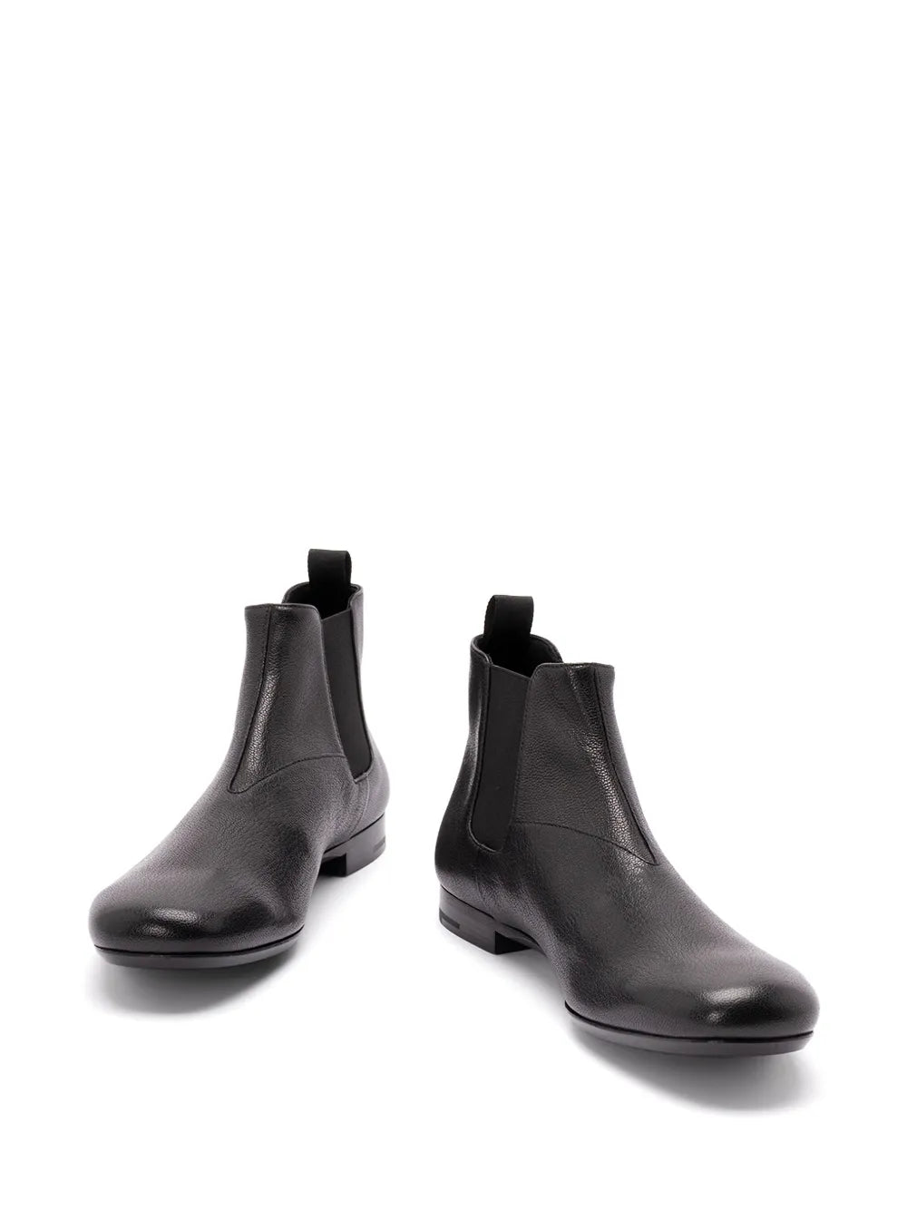 Leather chelsea boots-PRADA-Verso