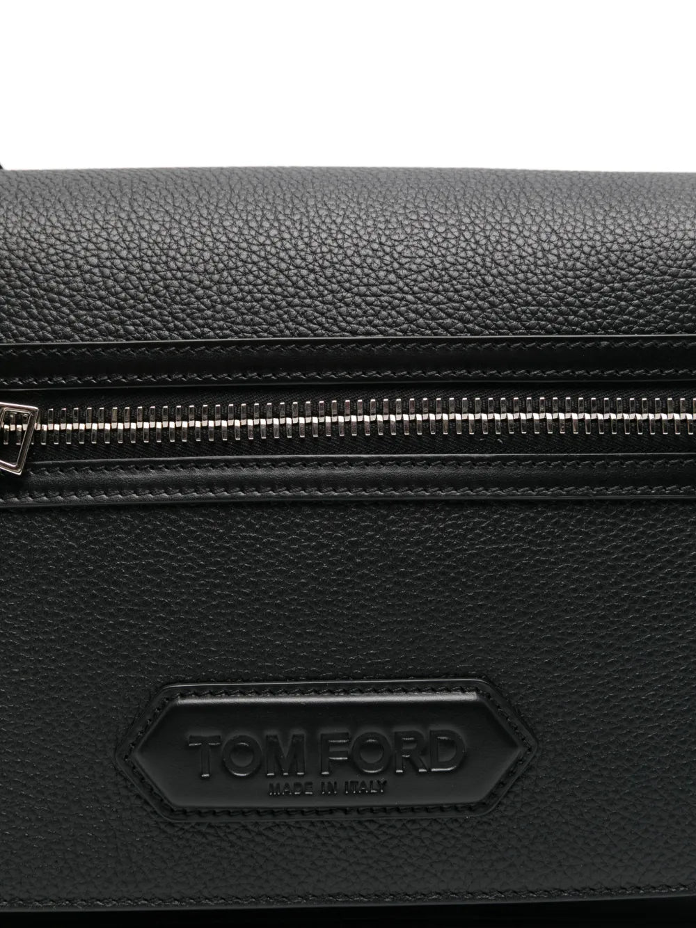 Leather shoulder bag-TOM FORD-Verso