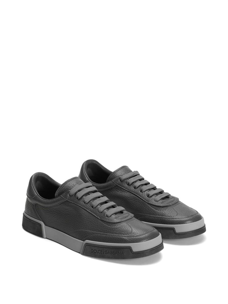 LEATHER SNEAKERS-DOLCE & GABBANA-Verso