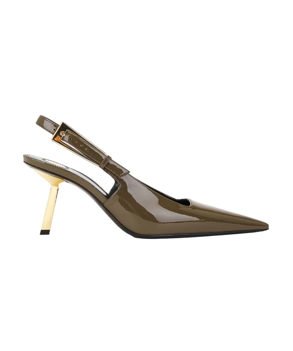 LEE SLINGBACK PUMPS IN PATENT LEATHER-SAINT LAURENT-Verso