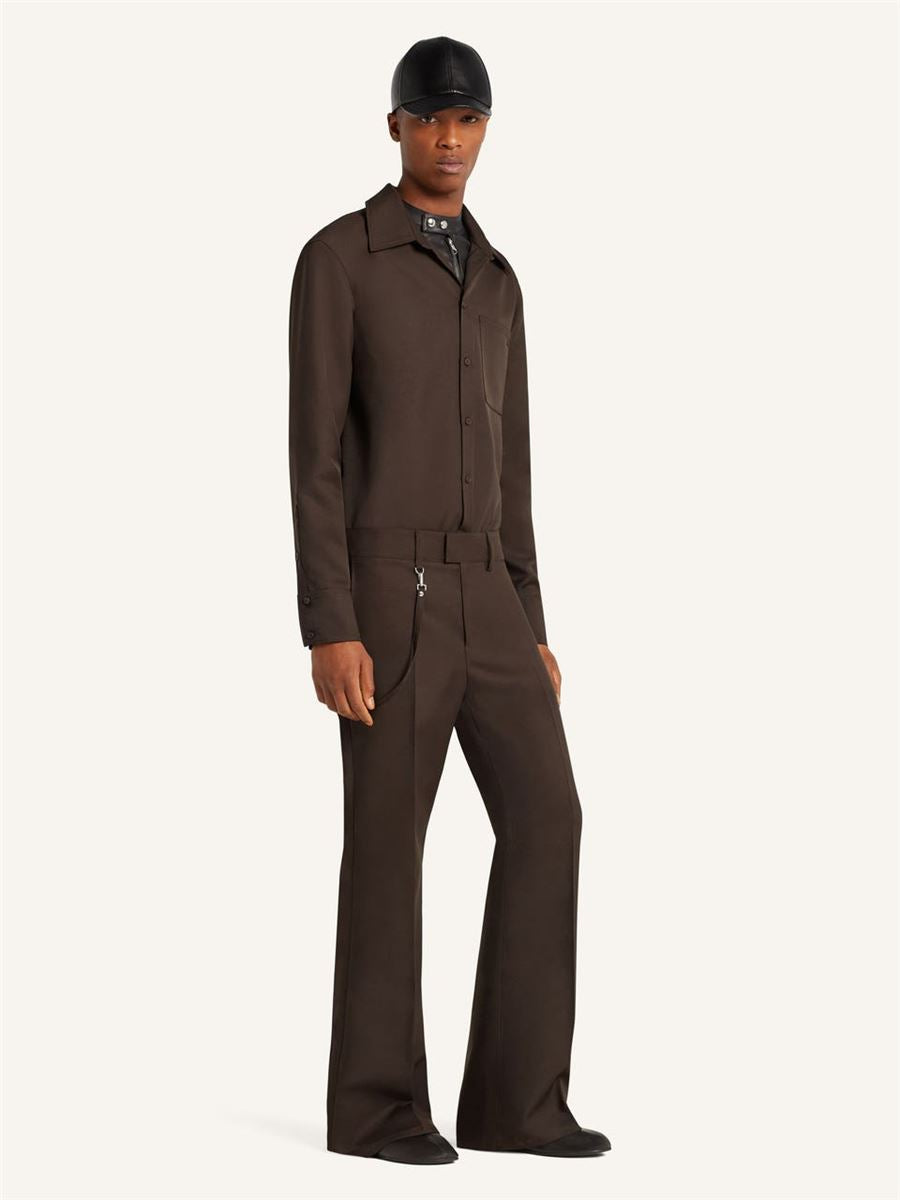 light twill bootcut pants