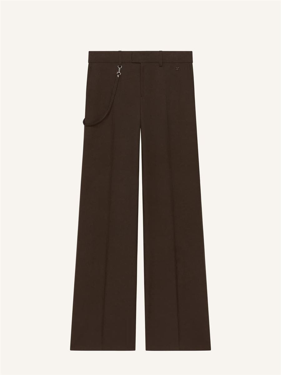 light twill bootcut pants