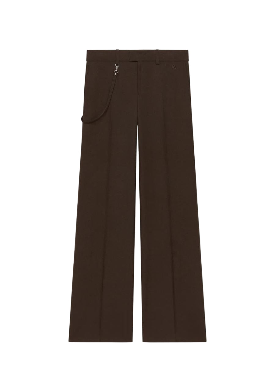light twill bootcut pants-COURREGES-Verso