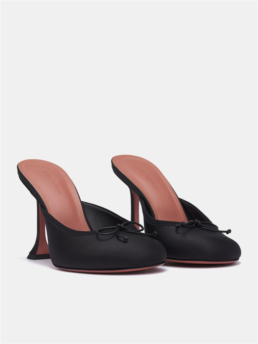 LILA SLIPPER 95 MOCHA SATIN-AMINA MUADDI-Verso