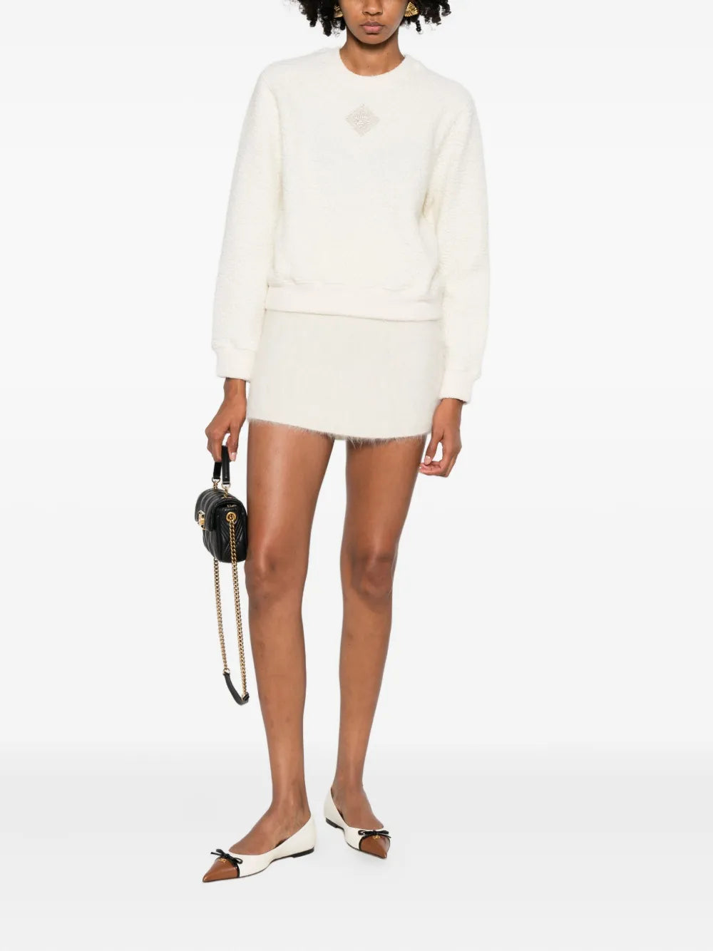 Logo-detail sweatshirt-CASABLANCA-Verso