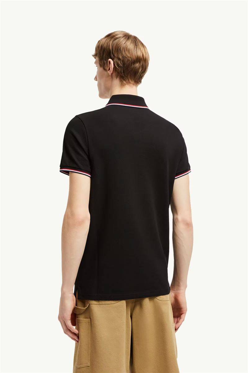Logo patch polo shirt-MONCLER-Verso