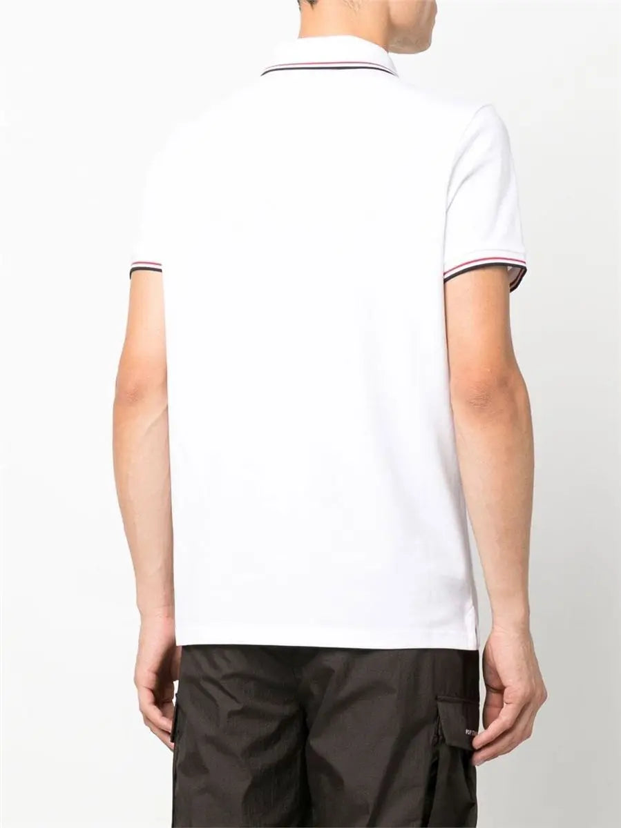LOGO-PATCH SHORT-SLEEVE POLO SHIRT MONCLER