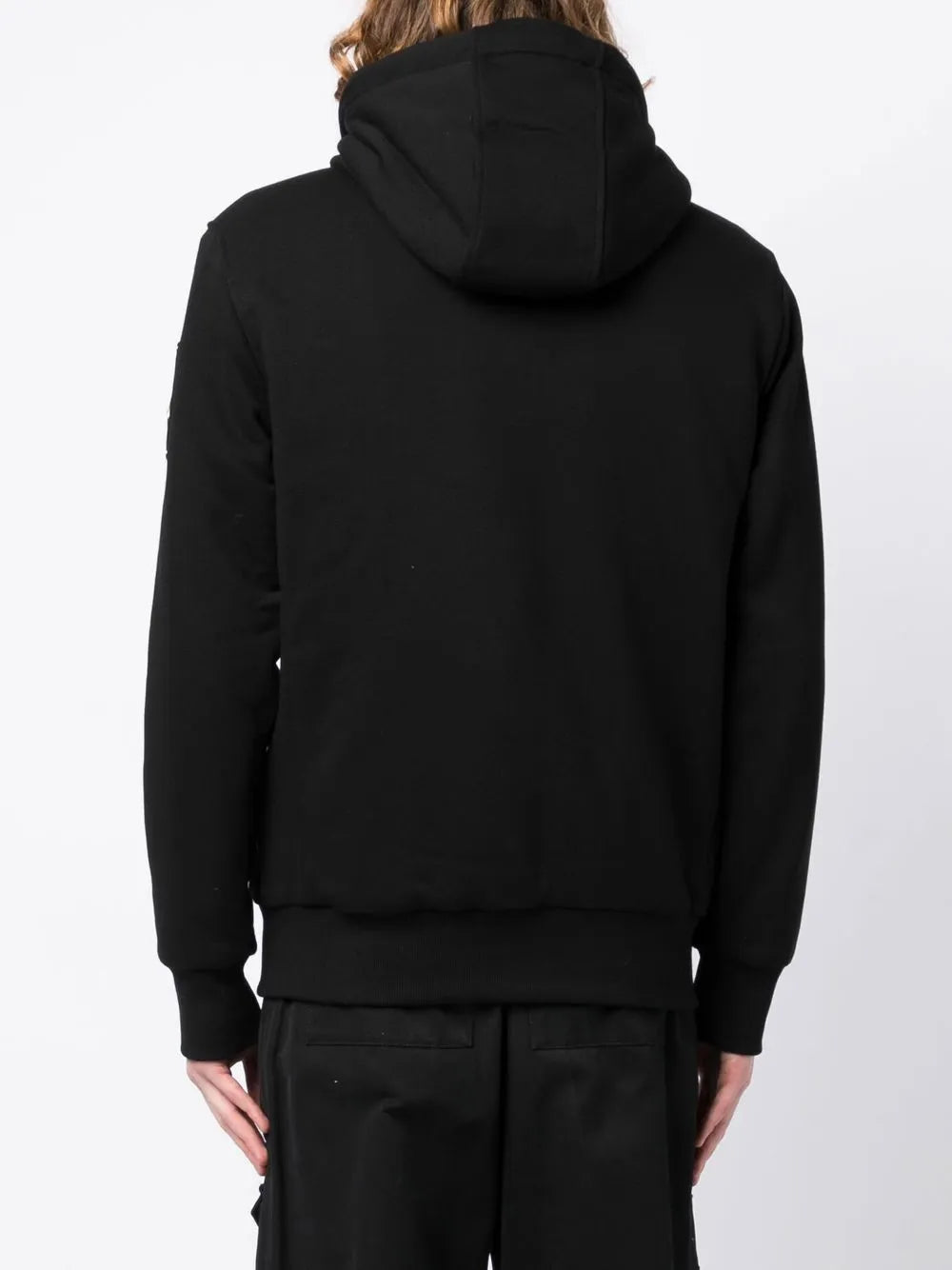Logo-plaque Zip-up Hoodie-MOOSE KNUCKLES-Verso