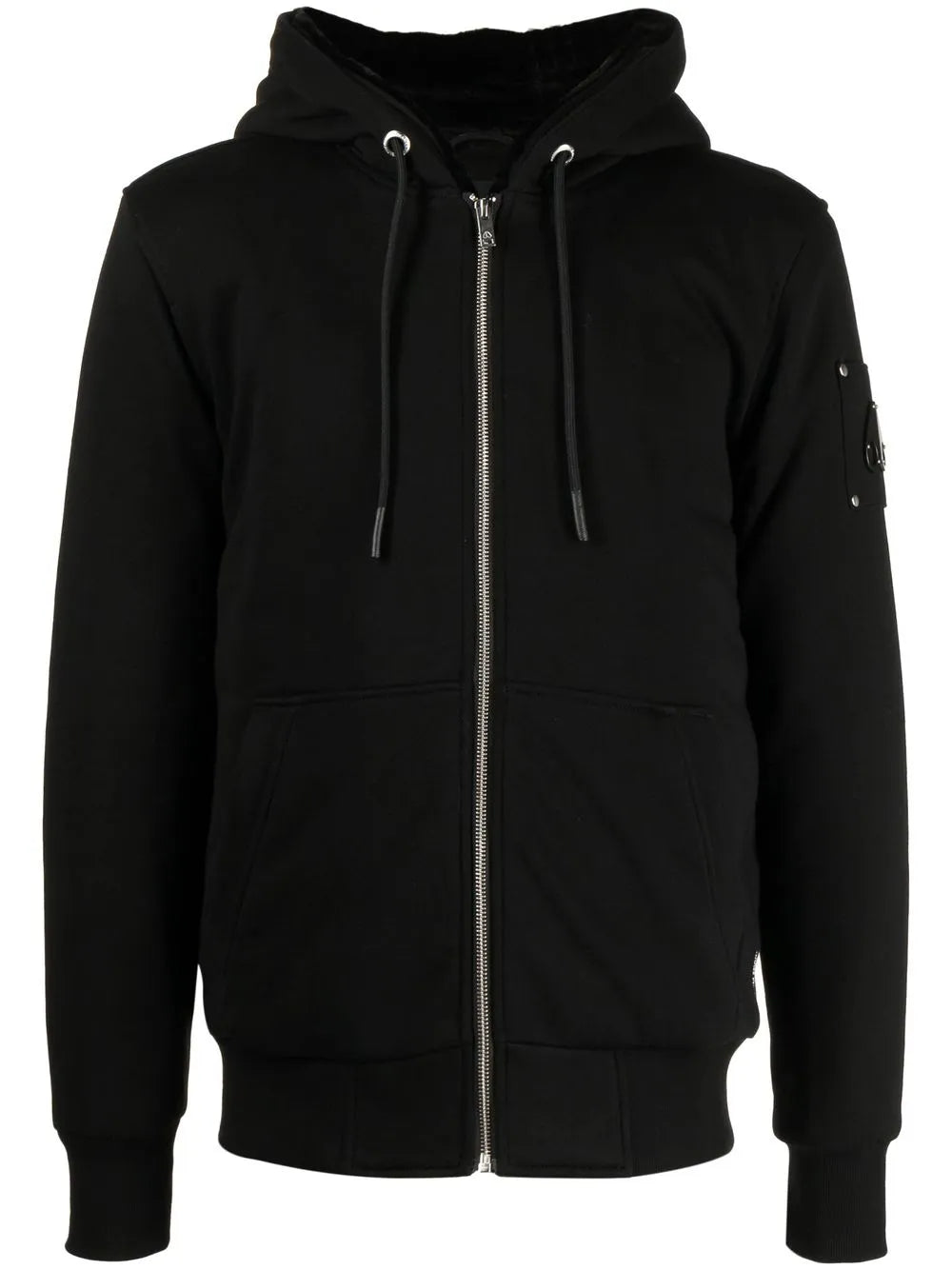 Logo-plaque Zip-up Hoodie-MOOSE KNUCKLES-Verso