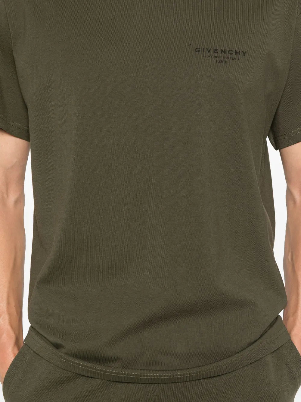 Logo-print cotton t-shirt-GIVENCHY-Verso