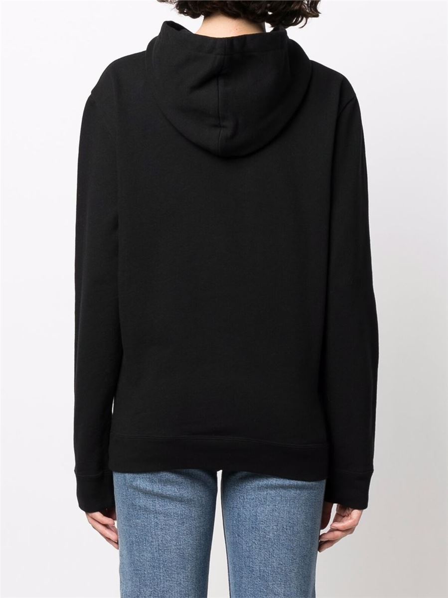 LOGO PRINT HOODIE - SAINT LAURENT - Verso