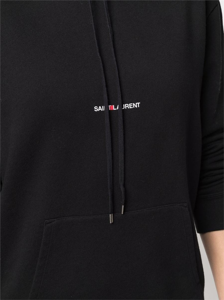LOGO PRINT HOODIE - SAINT LAURENT - Verso