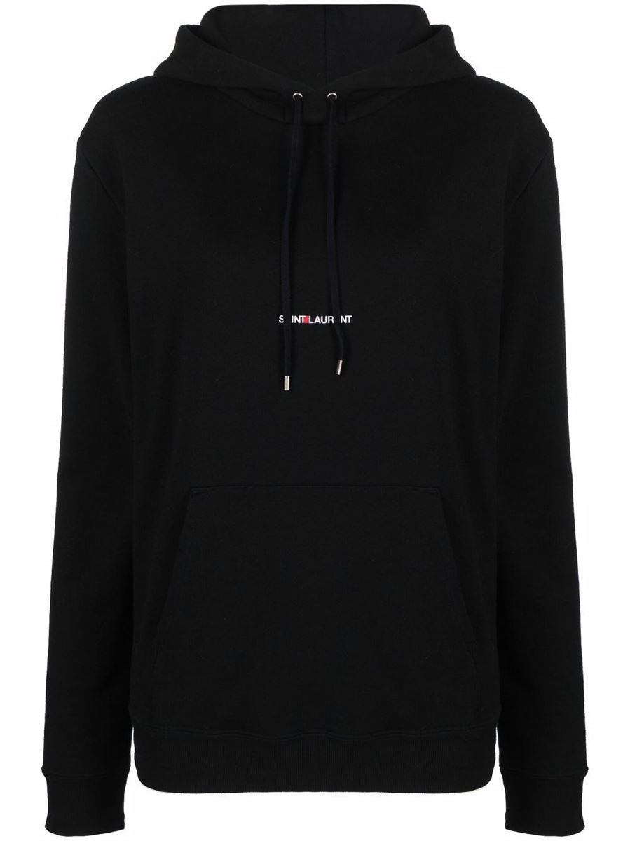 LOGO PRINT HOODIE -  SAINT LAURENT -  Verso