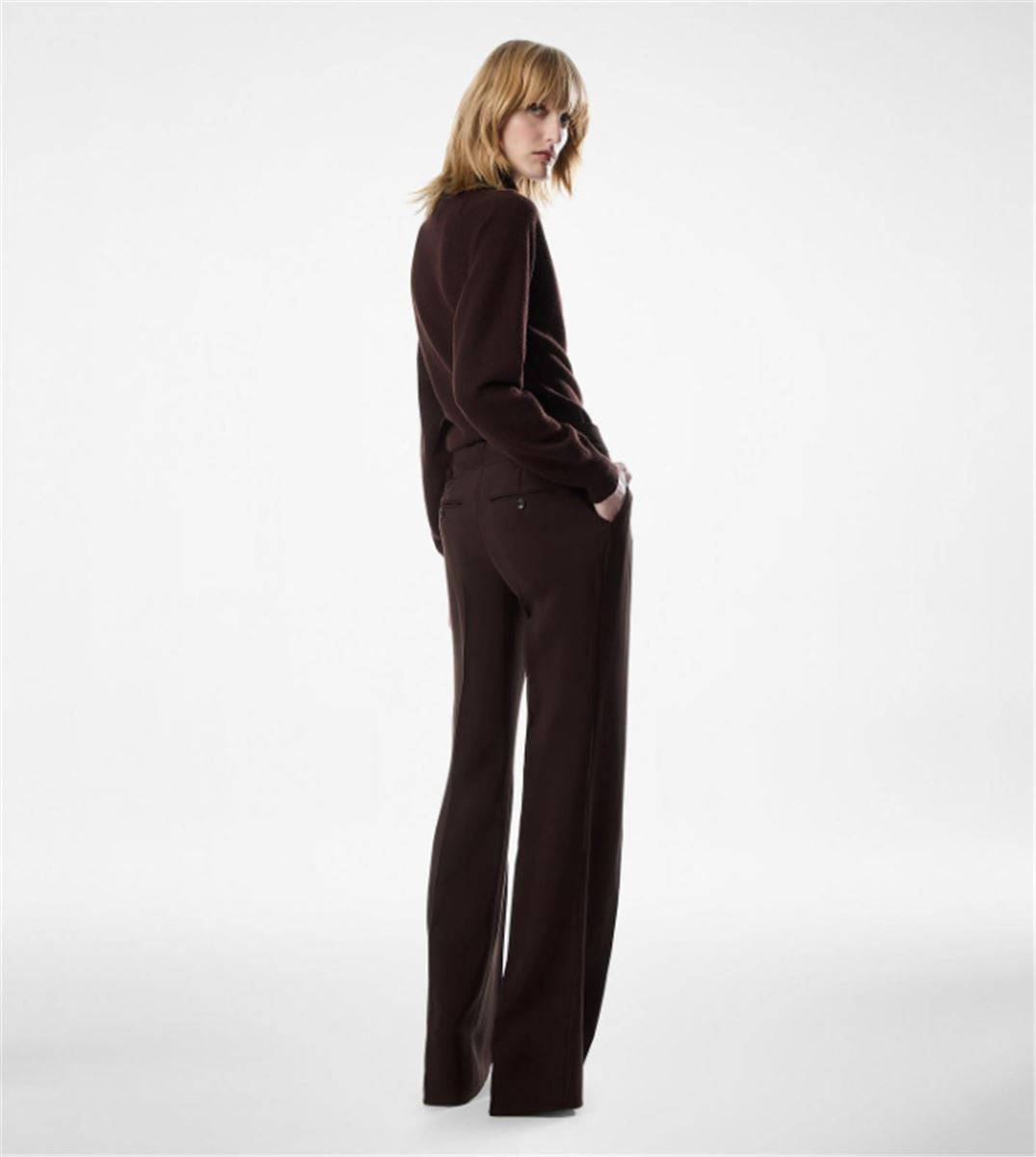 LONG SLEEVE WRAP COLLAR KNIT-TOM FORD-Verso