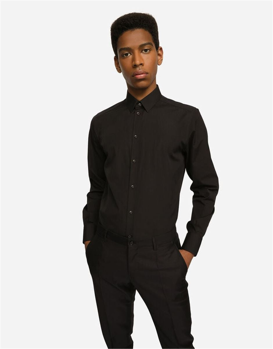LONG-SLEEVED BUTTONED SHIRT - DOLCE & GABBANA - Verso