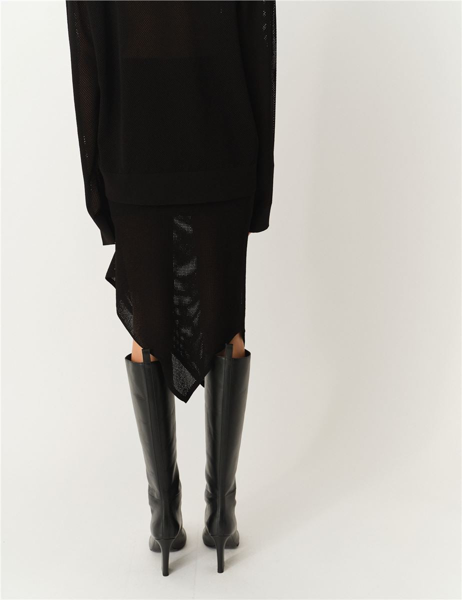MADISON ASYMMETRIC SKIRT BLACK-THE GARMENT-Verso