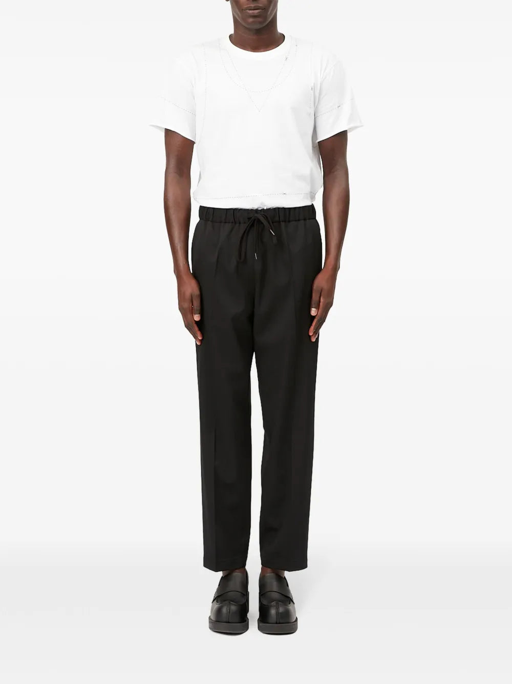 Maison margiela drawstring cropped trousers-MM6-Verso