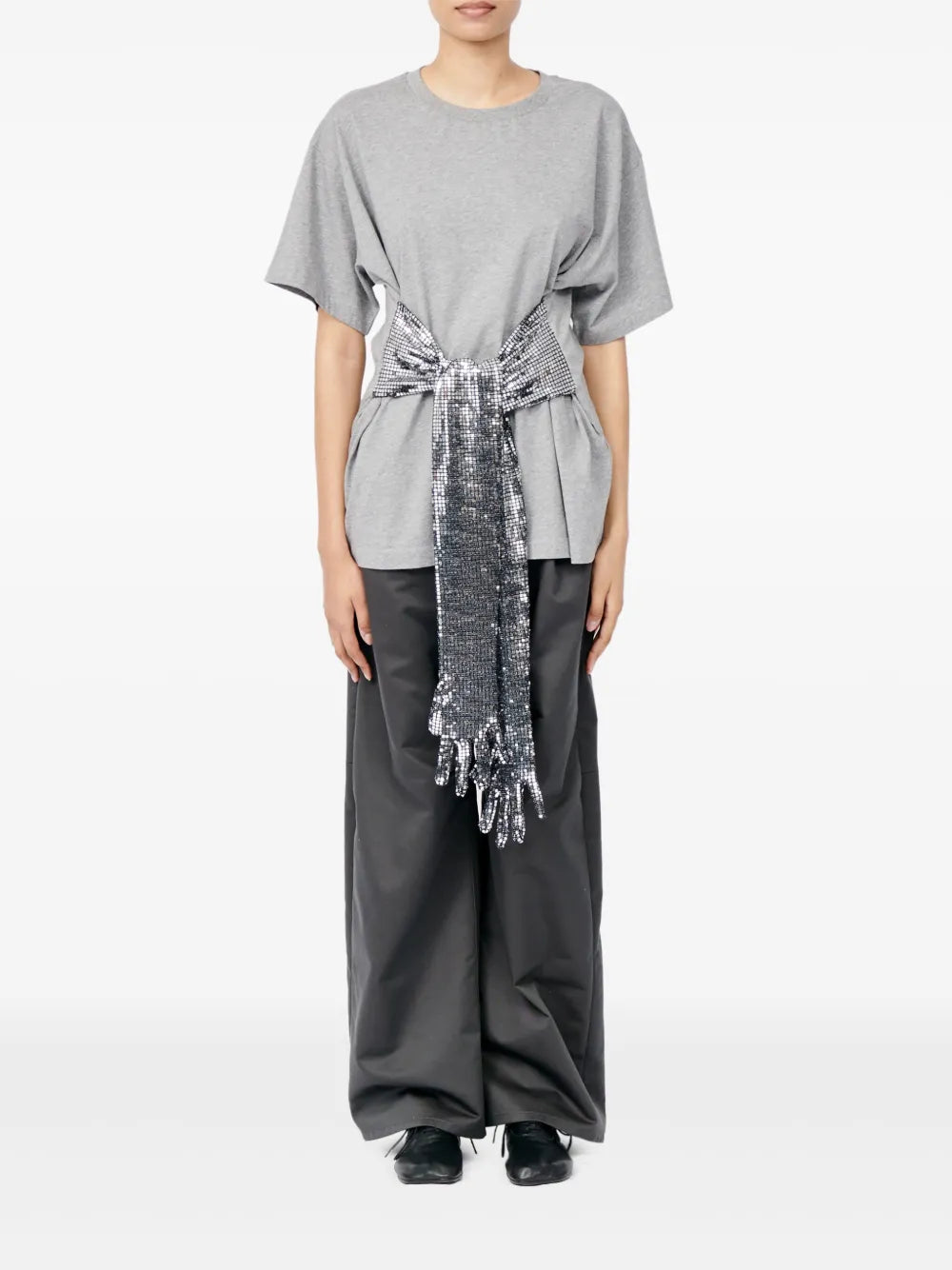 Maison margiela roundneck label t-shirt-MM6-Verso