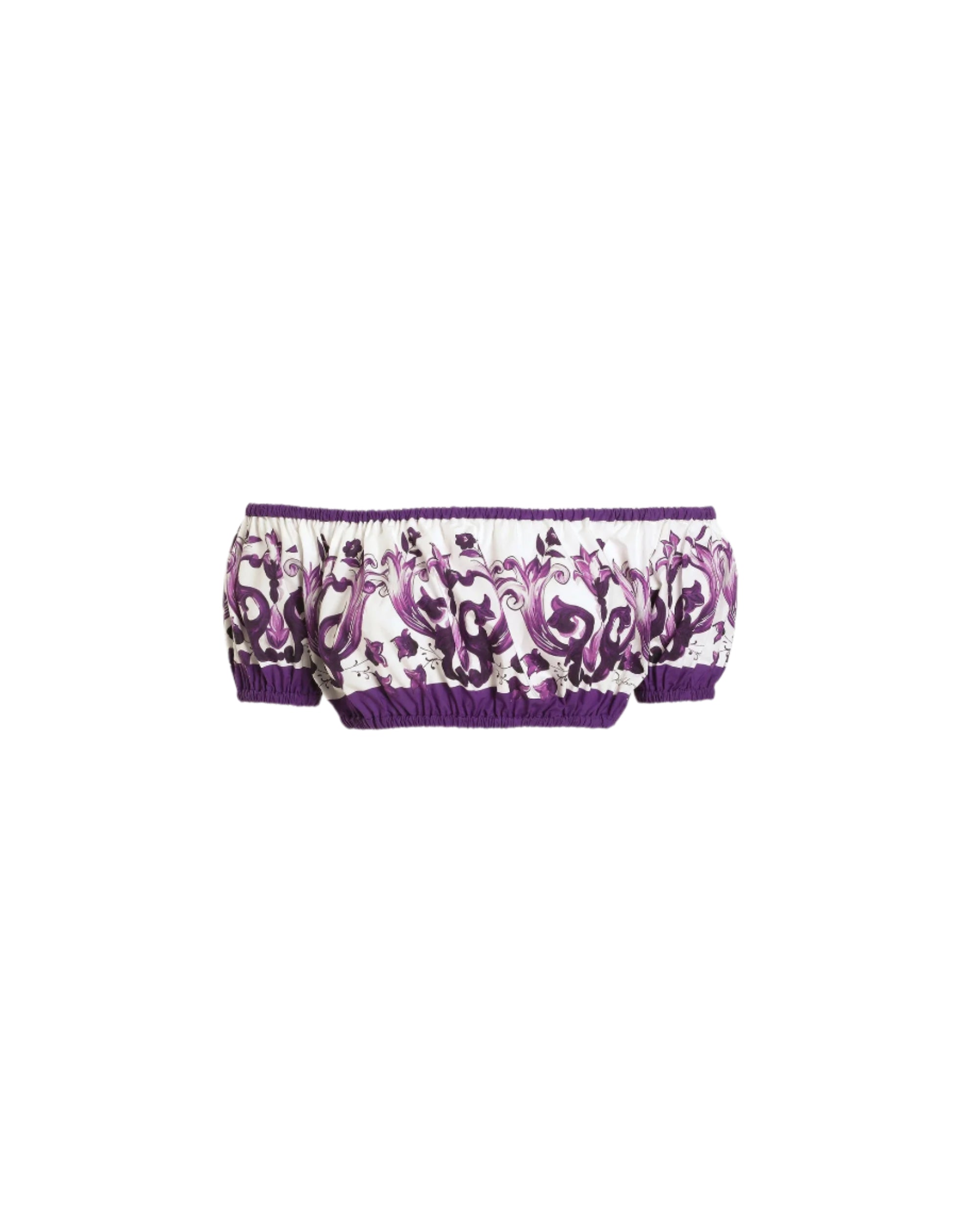 MAJOLICA-PRINT POPLIN TOP-DOLCE & GABBANA-Verso