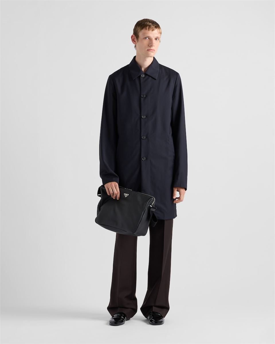 MEDIUM LEATHER SHOULDER BAG - PRADA - Verso