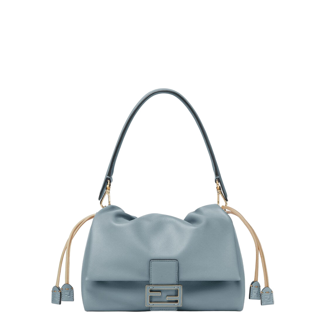 Medium Mamma Baguette FF-buckle Tote Bag-FENDI-Verso