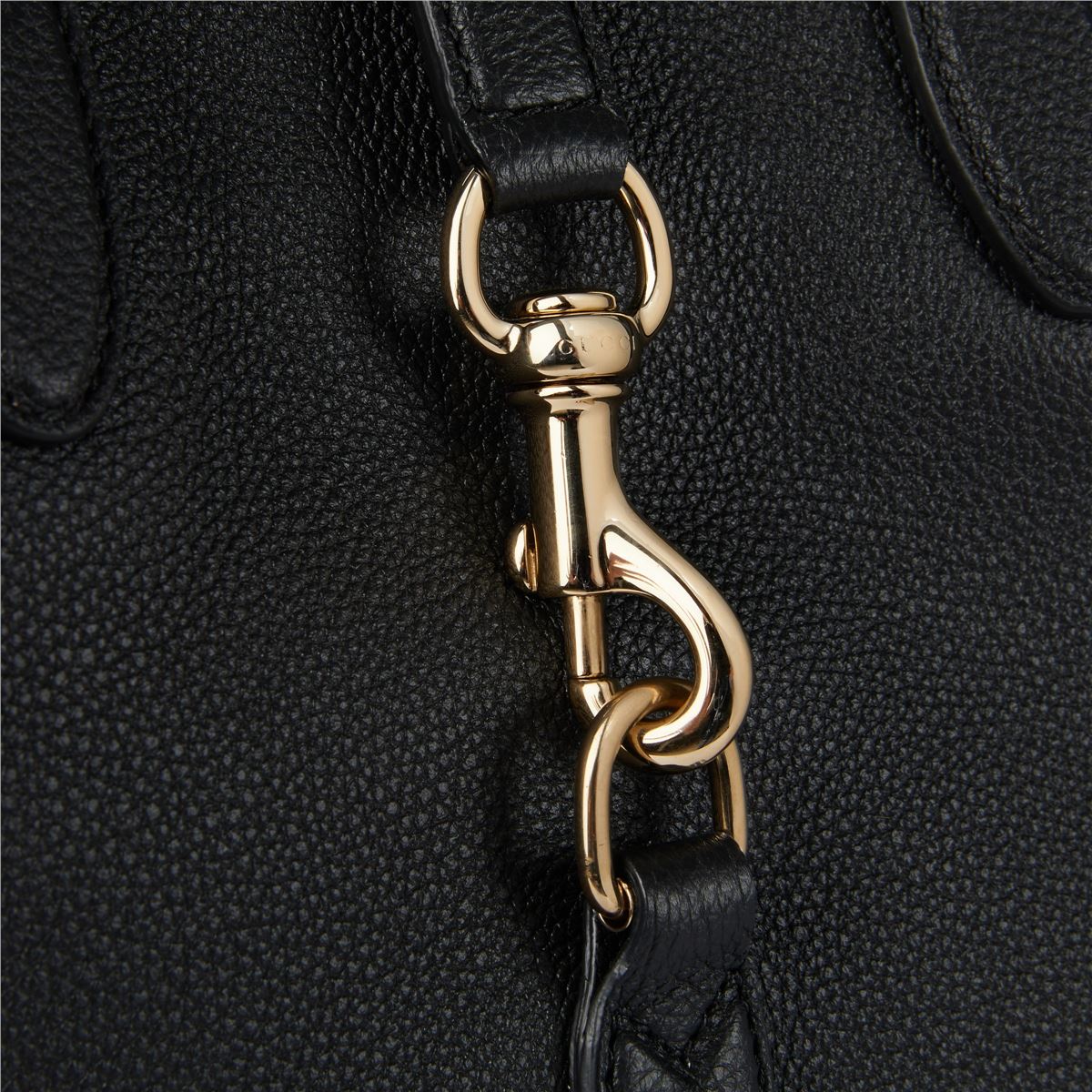 MEDIUM TOTE BAG WITH HOOK CLOSURE - GUCCI - Verso