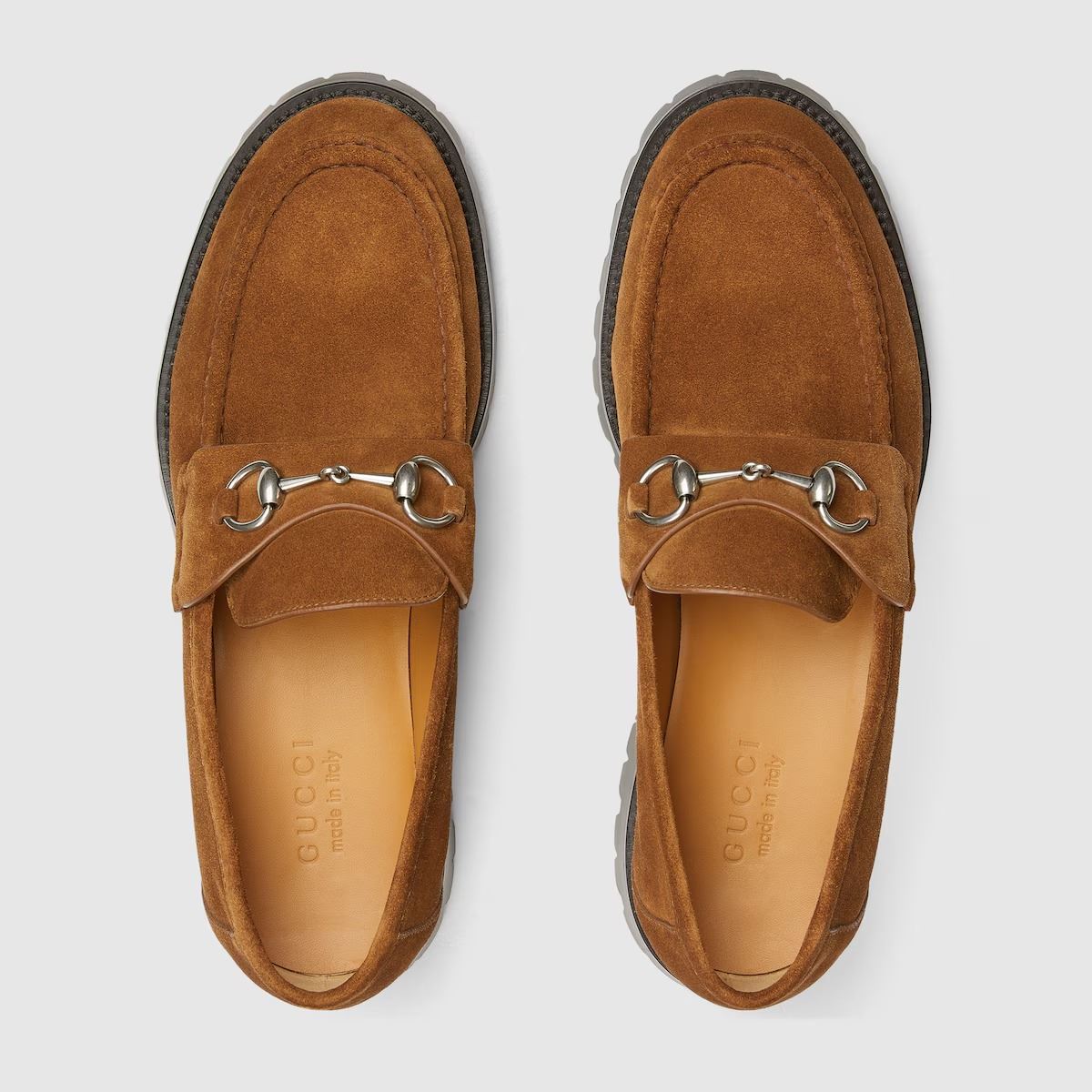 Men's Loafer with Horsebit-GUCCI-Verso