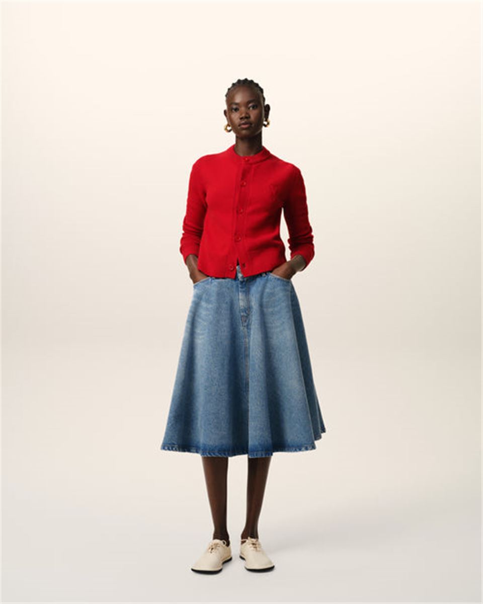 MIDI SKIRT-AMI-Verso