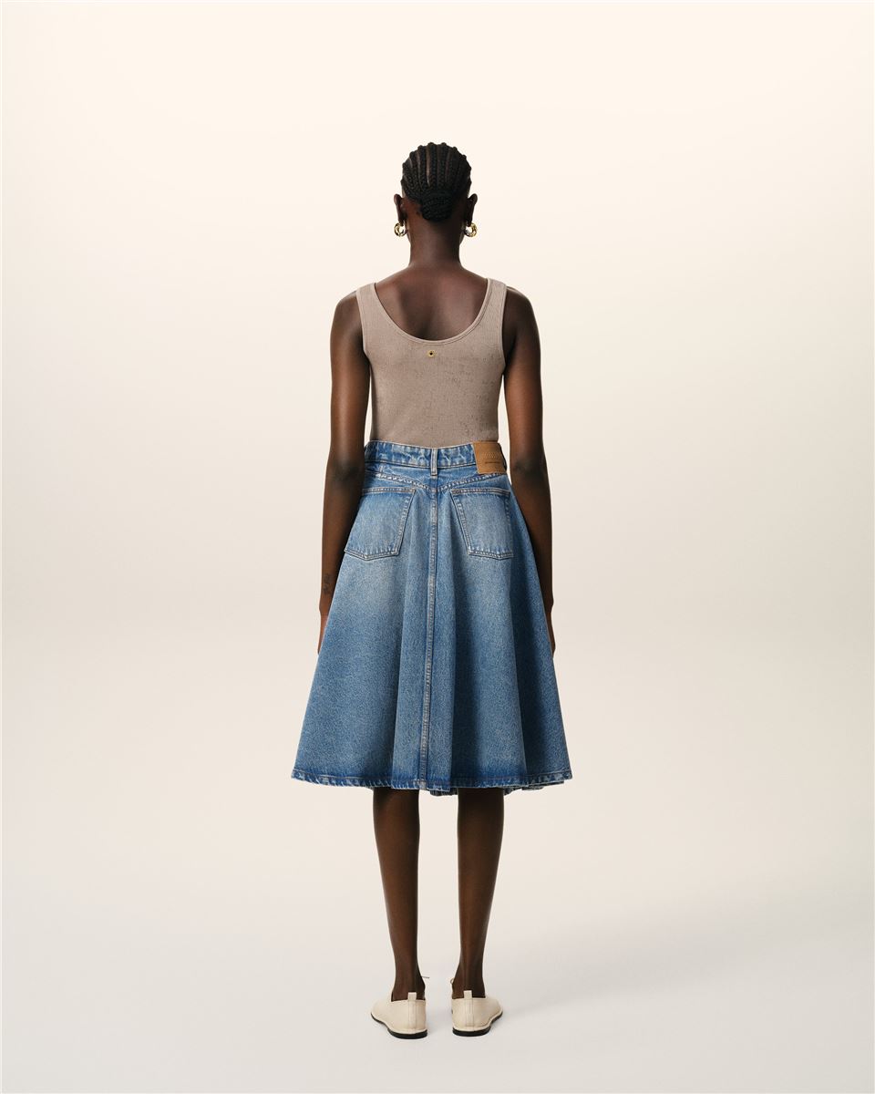 MIDI SKIRT-AMI-Verso