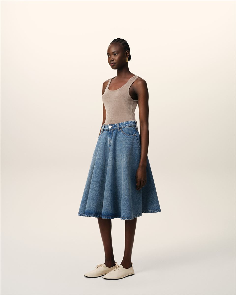 MIDI SKIRT-AMI-Verso