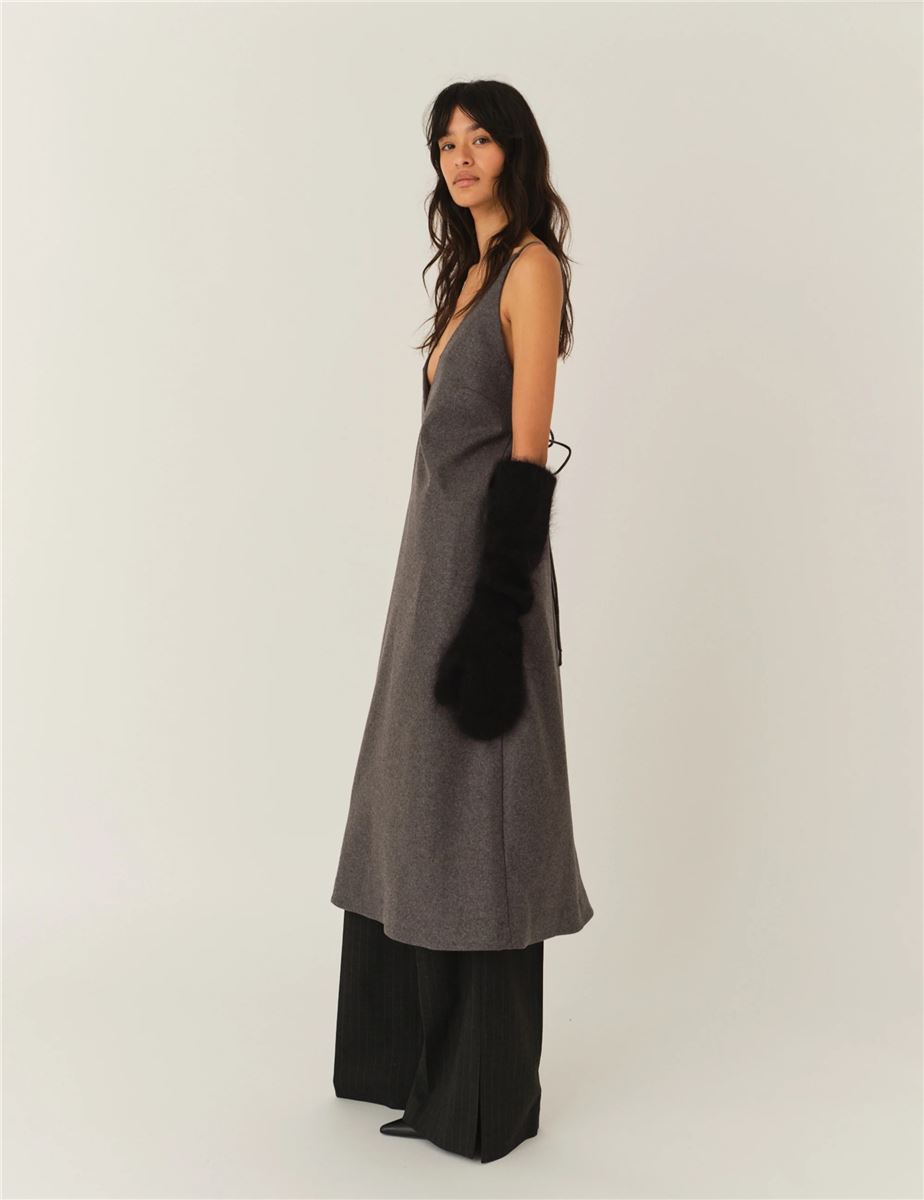 Mitch dress grey melange-THE GARMENT-Verso