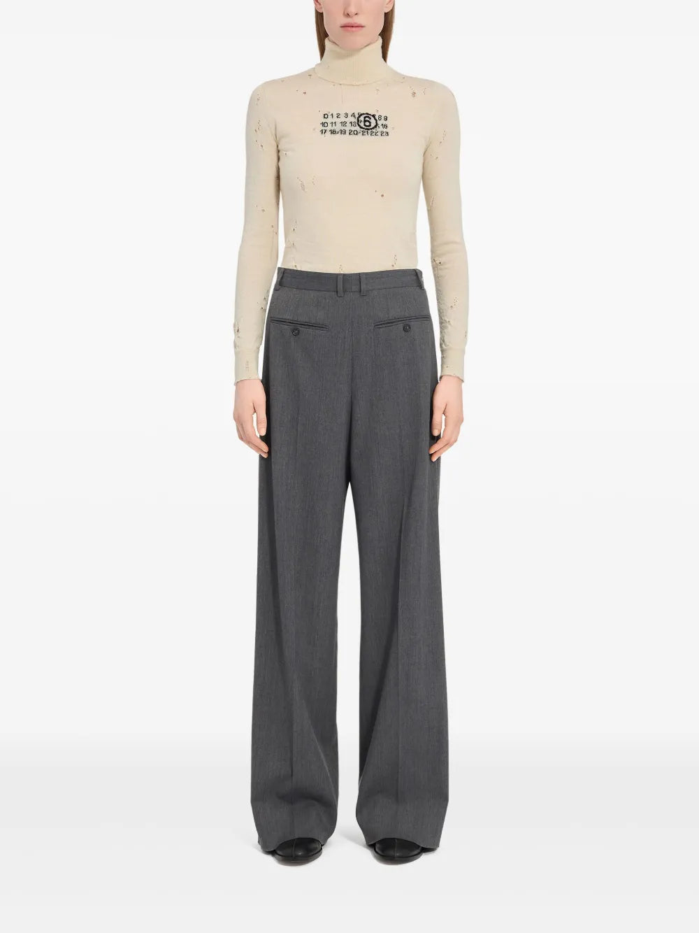 Mm6 maison margiela high-waisted trousers-MM6-Verso