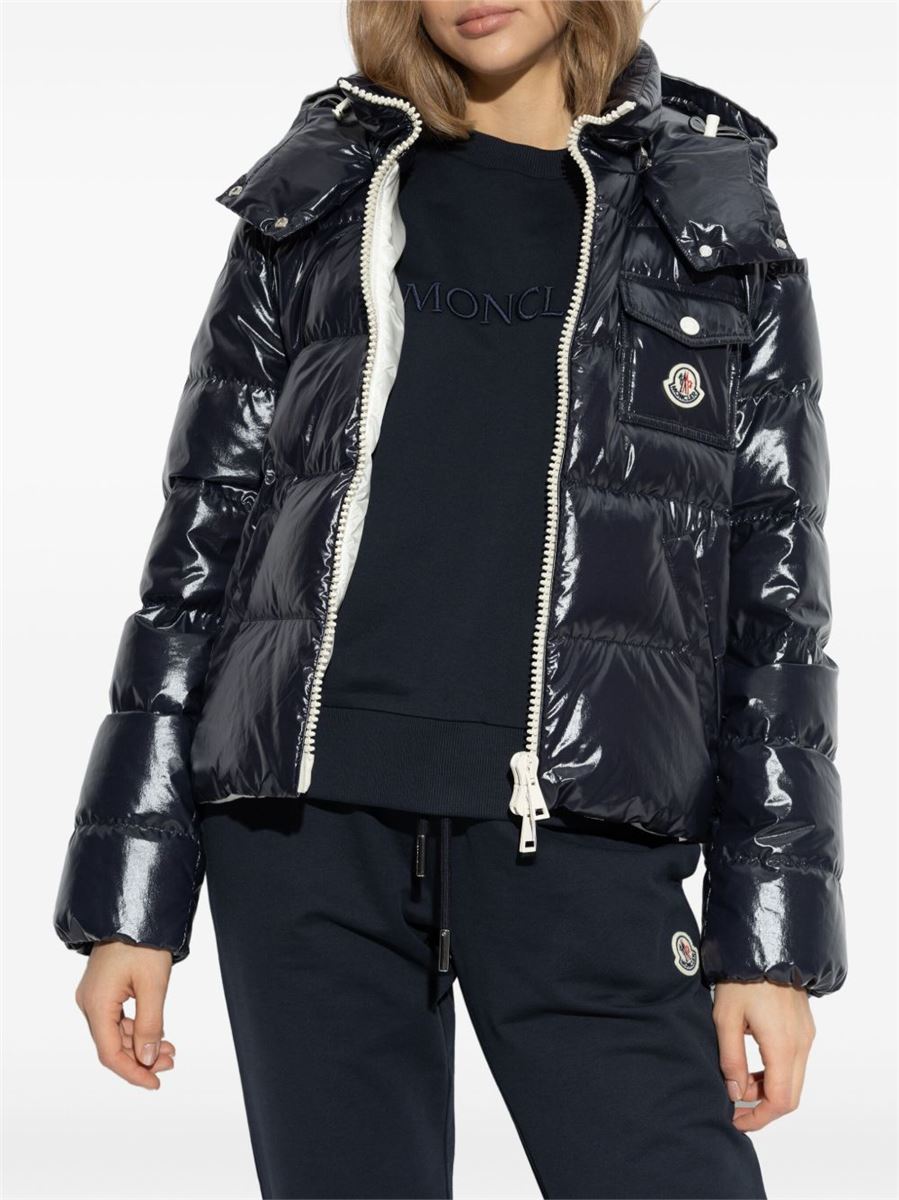 MONCLER "ANDRO" SHORT DOWN JACKET WITH HOOD - MONCLER - Verso