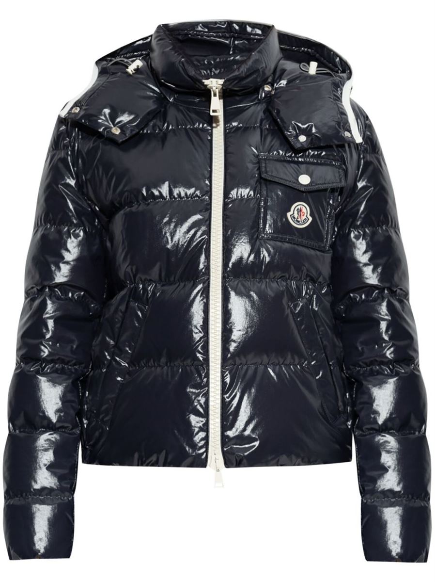 MONCLER "ANDRO" SHORT DOWN JACKET WITH HOOD - MONCLER - Verso